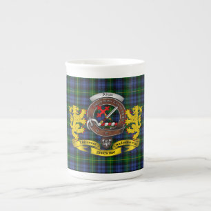 Adam Clan Badge & Tartan Jumbo Mug