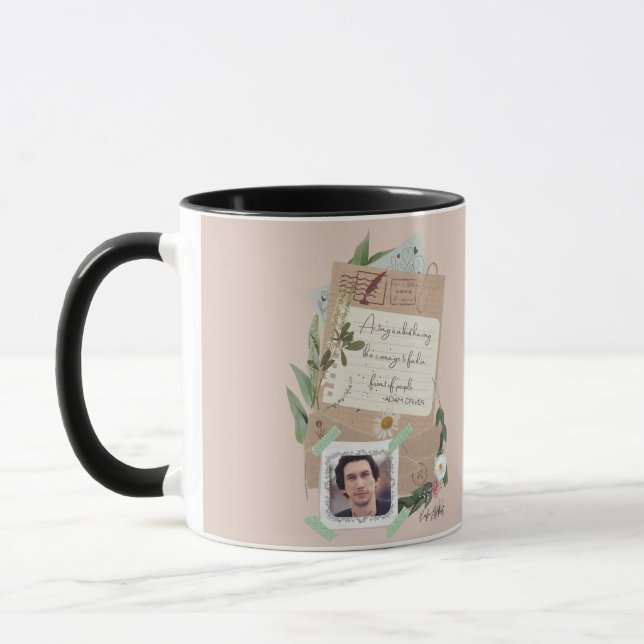 Adam Driver "Agir" Citation Mug (Gauche)