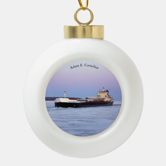 Adam E. Corneille ou ornement de flocon de neige (Devant)