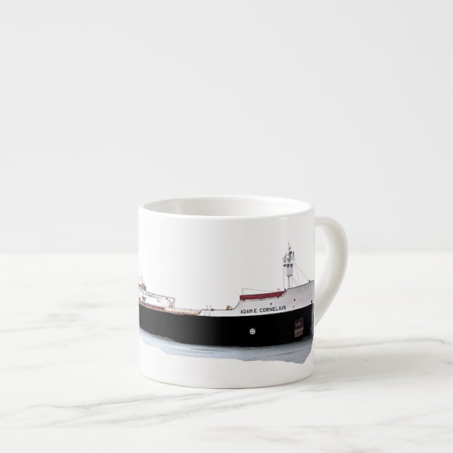 Adam E. Cornelius cutout espresso mug (Devant droit)