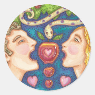 Adam Et Eve APPLE SEDUCTION STICKERS Feuille