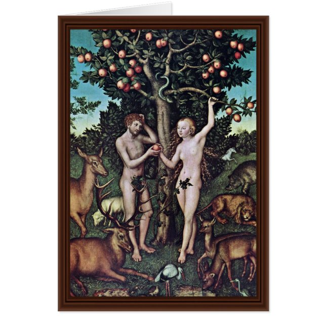 Adam Et Eve Par Cranach D. A. Lucas (meilleure qua (Devant)