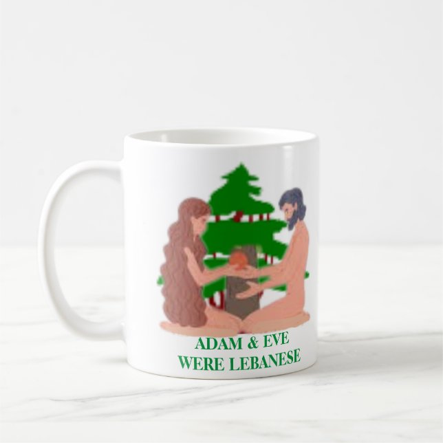 Adam & Eve étaient Libanais Mug (Gauche)