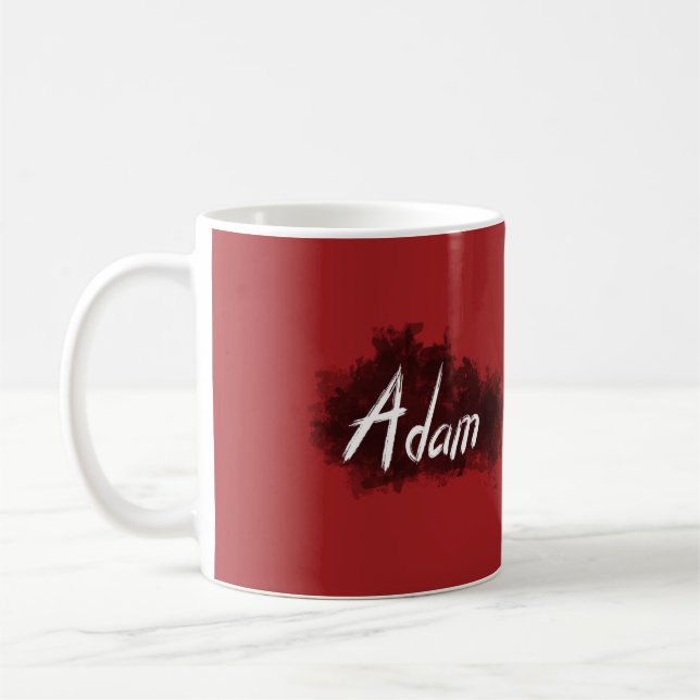 Adam - votre nom sur la tasse - le meilleur (Gauche)