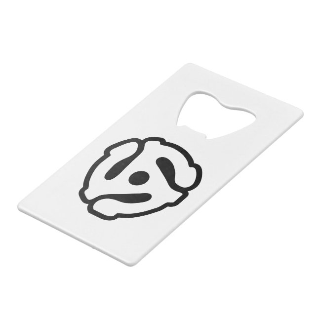 Adaptateur vinyle de 7 pouces 45 tr/min insérez l' (Devant Angle)