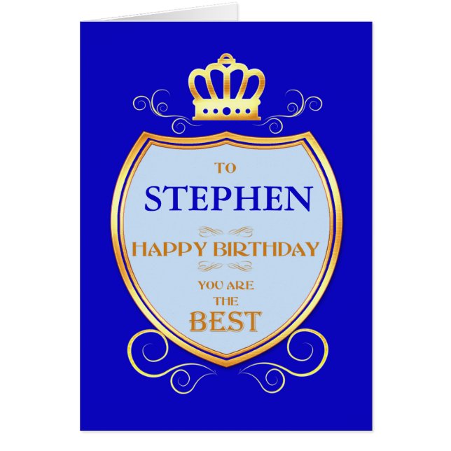 Add a Nom Birthday with Shield (Devant)