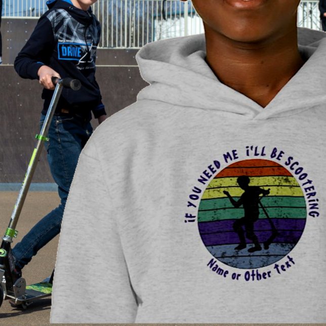 Add Name Change ALL Text If You Need Me Scootering (Créateur téléchargé)