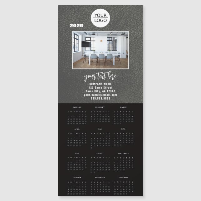 Add your Logo 2026 Calendar Company Photo (Devant)