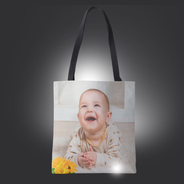 Add your own custom photo front and back tote bag (Créateur téléchargé)