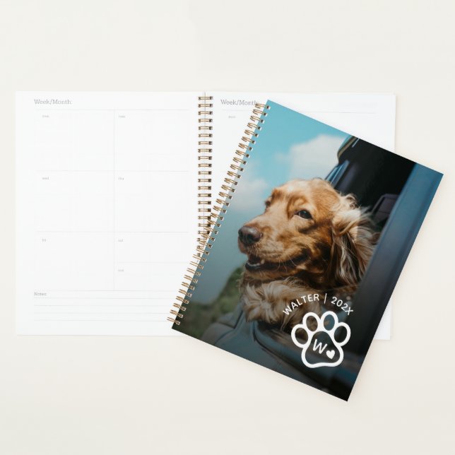 Add Your Own Photo Dog Pets Monogram (Devant avec enveloppe)