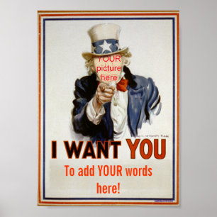 "add YOUR words"  Poster