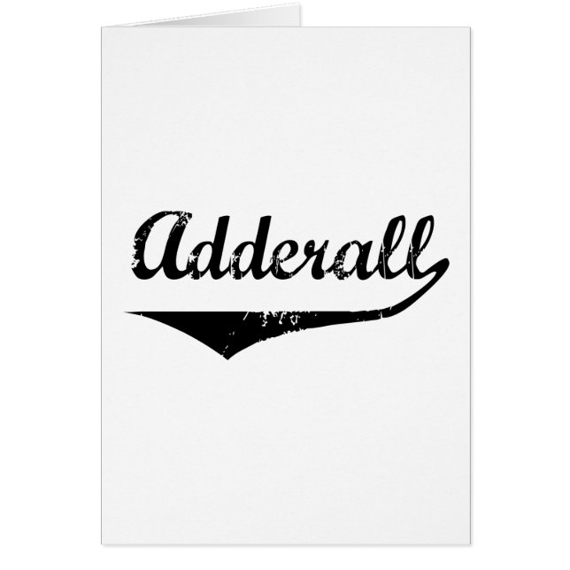 Adderall (Devant)