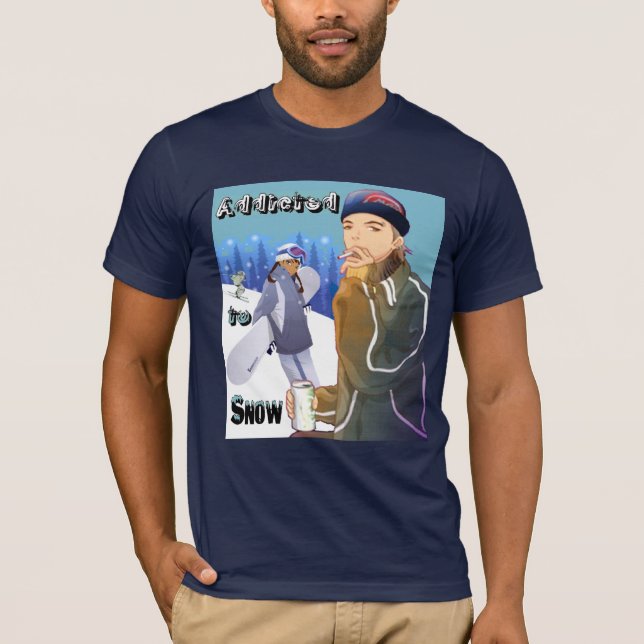 Addicité au T-shirt à neige (Devant)