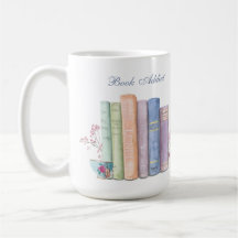 Addict de livre personnalisable grande Mug