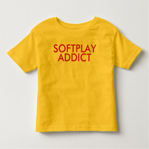 Addict Softplay Baby Kid Bright Funny Tshirt