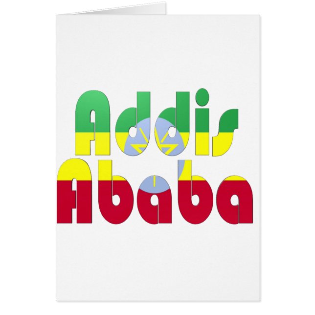 Addis Ababa, Ethiopie (Devant)