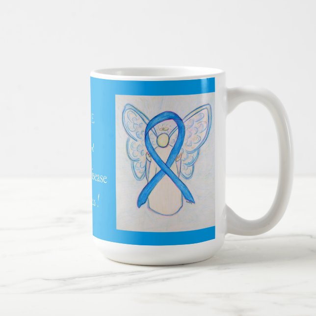 Addison's Disease Awareness Ribbon Angel Mug (Droite)