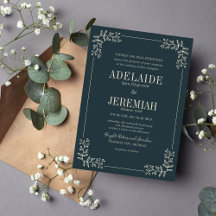 Adelaide Frame | Couleurs courbes | Invitation de