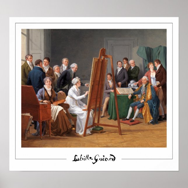 Adélaïde Labille-Guiard Zedign affiche d'art #4 (Devant)