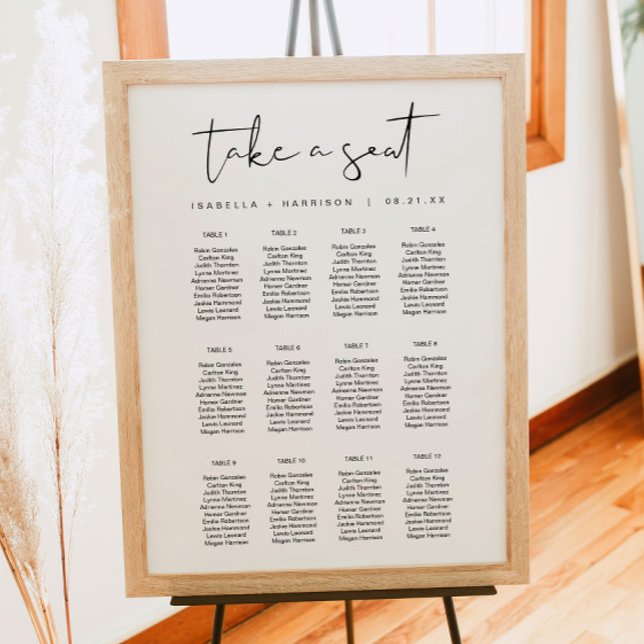 ADELLA Edgy Poster de la carte minimaliste moderne (Créateur téléchargé)