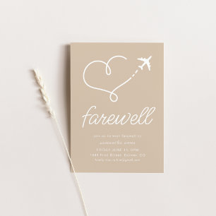 Adieu Déménagement Invitation de la partie de retr