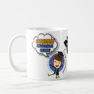 Adieu dramatique au lycée - Graduation Mug 2025