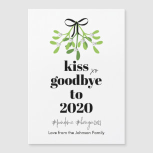 Adieu Mistletoe Kiss 2020 Do-Over Funny Magnet