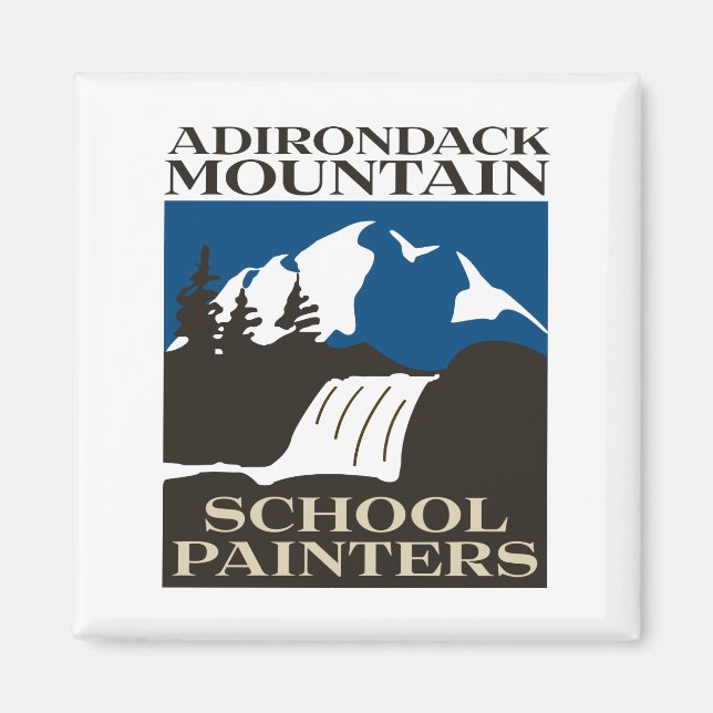 Adirondack Mountain School Painters Magnet (Devant)