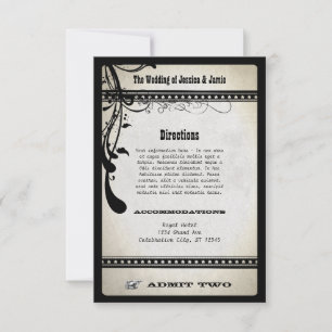 Admettre deux cartes de boîtier RSVP pour présento
