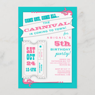 Admettre Une Fille Carnavalesque Invitation à la f