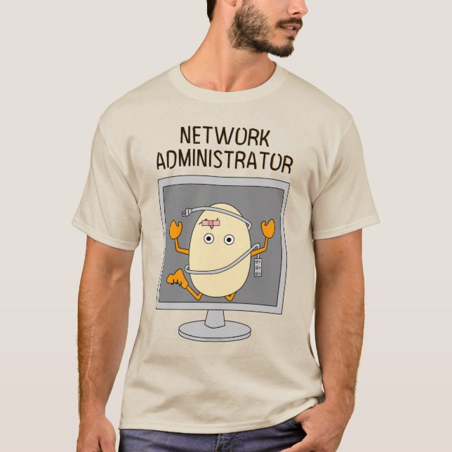 Administrateur réseau Egghead T-Shirt (Devant)
