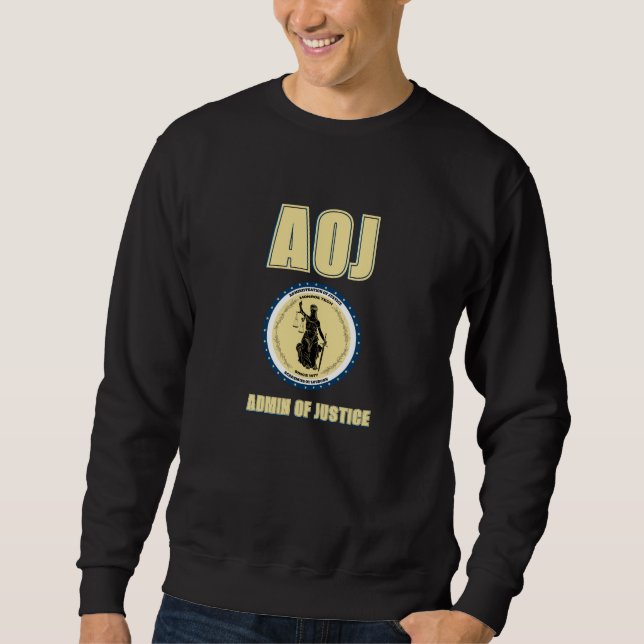 Administration de la justice Crewneck Sweatshirt (Devant)