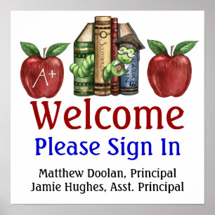 Administration de l'école / Poster de connexion - 