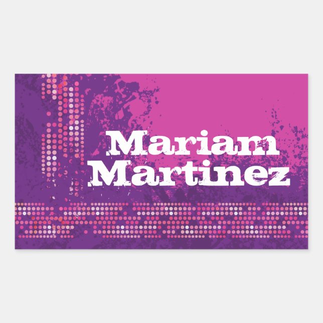 Ado fille nom sport violet rose id étiquette autoc (Devant)