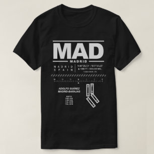 Adolfo Suárez Aéroport Madrid-Barajas MAD T-Shirt