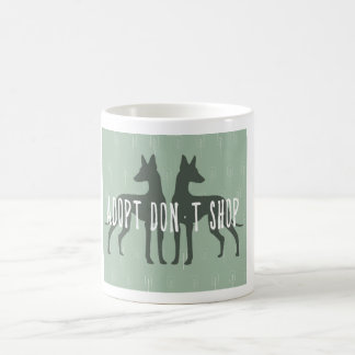 « Adopt, don't shop » mug