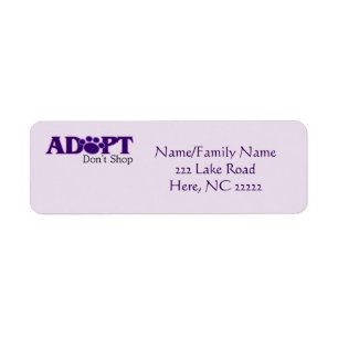Adopt ne font pas des emplettes les étiquettes de