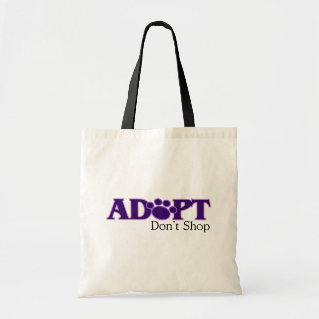 Adopt ne font pas des emplettes sac fourre-tout (Devant)