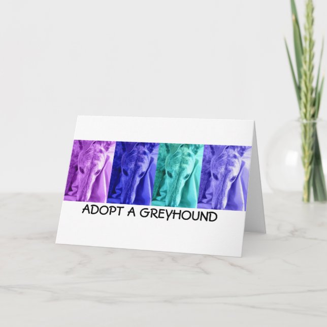 Adopter un Carte pour notes Greyhound (Devant)