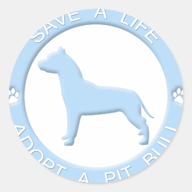 Adopter un Stickers Taureau à mâchoires (Devant)