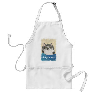 Adopter un tablier de promotion pour chat