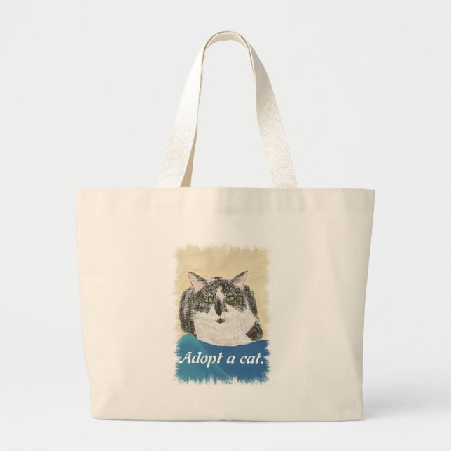 Adopter une promotion de chat Sacs en toile (Devant)