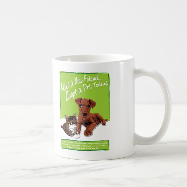 Adoptez une tasse d'animal familier (Droite)