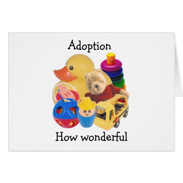 ADOPTION=MERVEILLEUX POUR VOUS ET PETIT, AUSSI (Devant horizontal)