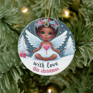 Adorable ange bébé ornement de Noël
