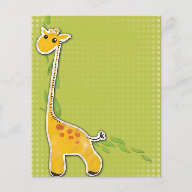 adorable arrière - plan de la petite girafe (Devant)
