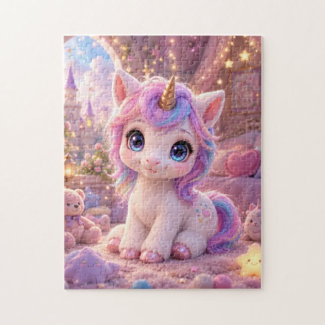 Adorable Baby Unicorn Jigsaw Puzzle (Vertical)