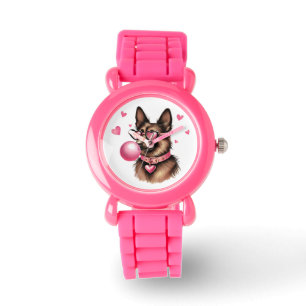 Adorable Berger Allemand Montre pour Enfants
