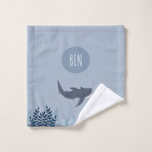 Adorable Blue boys Under the Sea Whale Shark