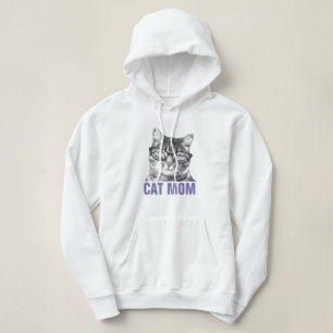 Adorable CAT MOM sweat - shirt à capuche pour femm